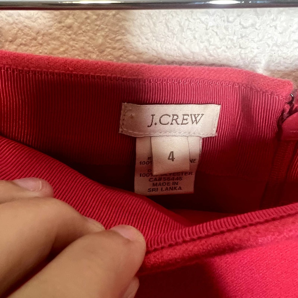 J. Crew Pink Pencil Skirt - Picture 5 of 6